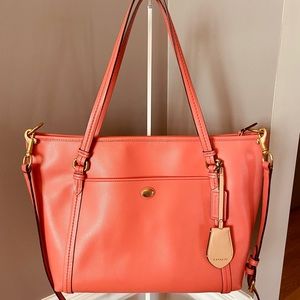 Coach F25667 Peyton Leather Pocket Tote